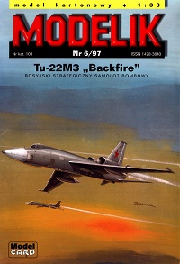 Modelik 6/97: Tu-22M3 "Backfire"